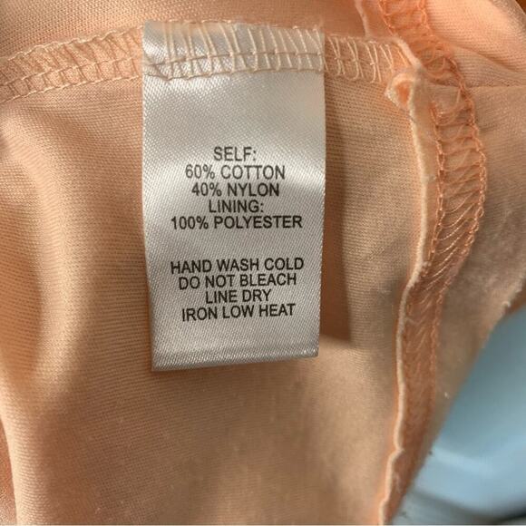 Lulu’s peach romantic heart off shoulder lace mermaid maxi gown dress medium - Picture 7 of 7